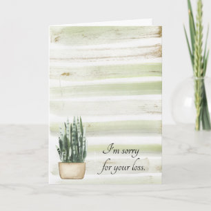 Witziger Rücktritt Entschuldigung für Ihren Verlus Karte