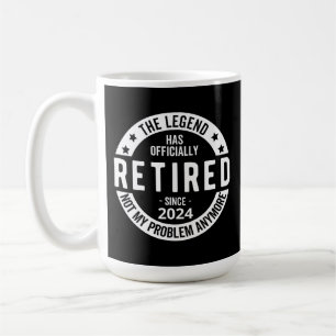 witziger Ruhestand 2024 Kaffeetasse