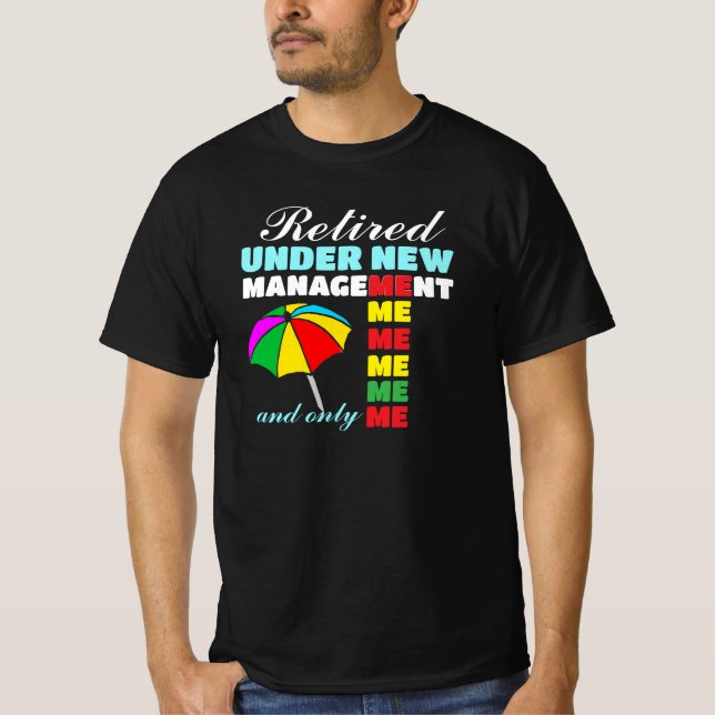 witziger Ruhestand in der Sonne T-Shirt (Vorderseite)