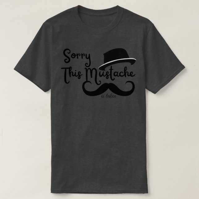 Witziger Schnurrbart cool 4 T-Shirt (Design vorne)