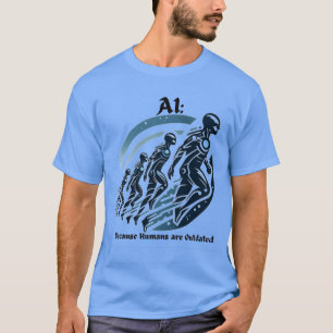 Witziger T - Shirt "Veraltete Menschen, Upgrade au