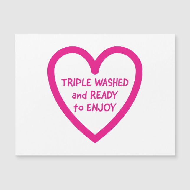 Witziger Valentinstag, freche Valentinstag-Gabe, Magnetkarte (Vorderseite)