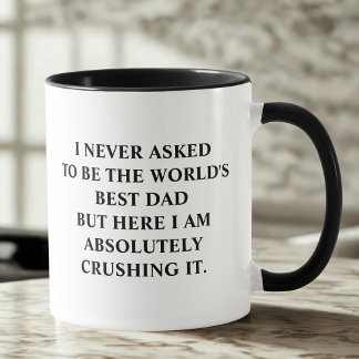 Witziger Vater, den ich nie Gefragt habe, der best Tasse