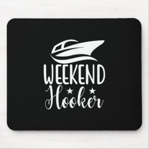 Witziger Wochenend-Witz Segler Kreuzfahrt Yacht Se Mousepad