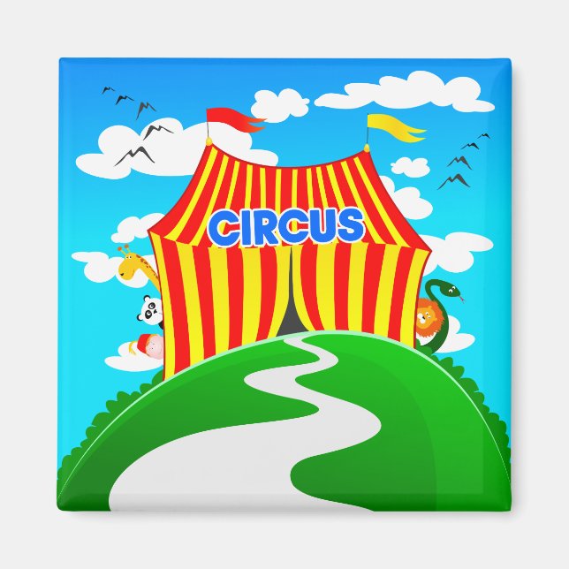 Witziger Zirkus des Cartoon, Magnet (Vorne)