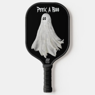 Witziges Gespenst Halloween vergangener Zeichn Pickleball Schläger
