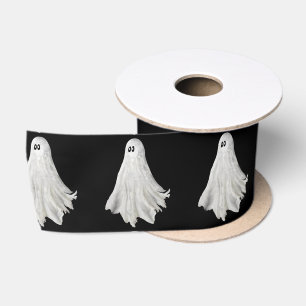 Witziges Gespenst Halloween vergangener Zeichn Satinband