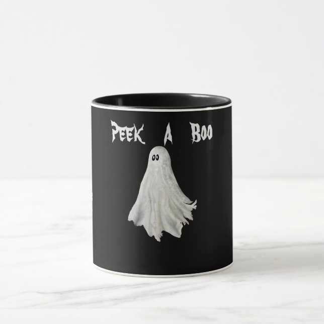 Witziges Gespenst Halloween vergangener Zeichn Tasse (Zentrum)