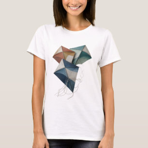 Witziges graues Drachenfliegen-Textdesign T-Shirt
