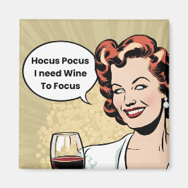 Witziges Halloween-Design: Hocus Pocus Magnet