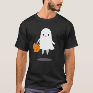 Witziges Halloween-Kostüm - Niedliches Gespenst T-Shirt
