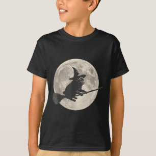 Witziges Halloween Mops Moon Trick oder Treat Soky T-Shirt
