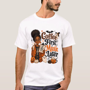 Witziges Halloween-Musiklehrer-Graphic T-Shirt