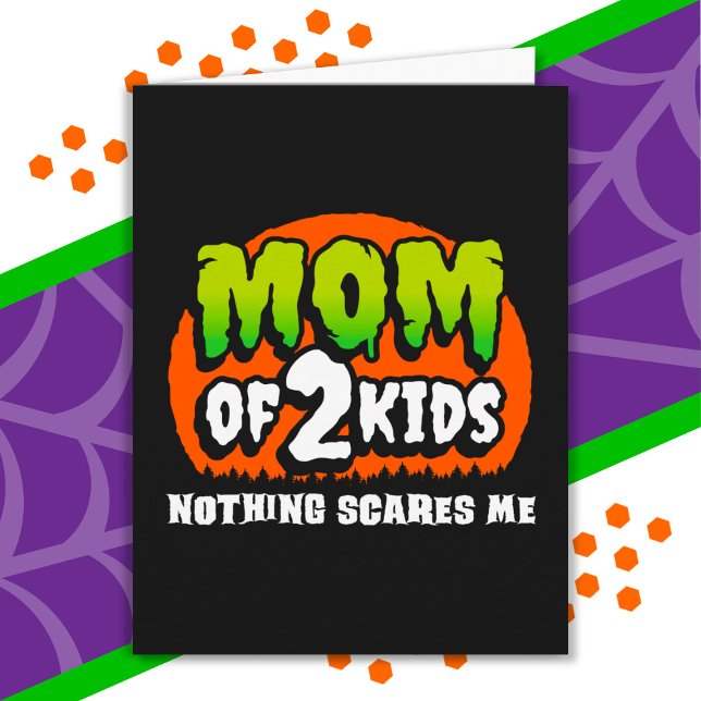 Witziges Halloween Nichts stört mich Mama von 2 Ki Karte (Von Creator hochgeladen)