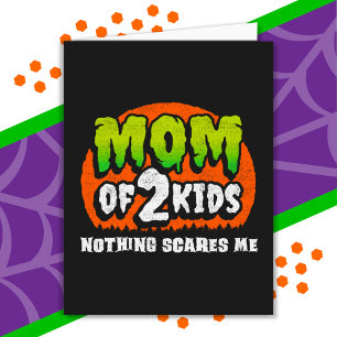 Witziges Halloween Nichts stört mich Mama von 2 Ki Karte