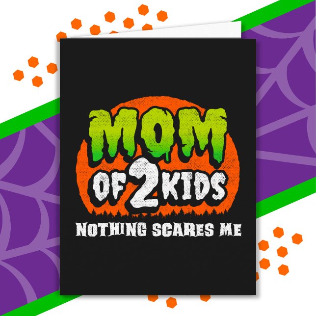 Witziges Halloween Nichts stört mich Mama von 2 Ki Karte (Von Creator hochgeladen)