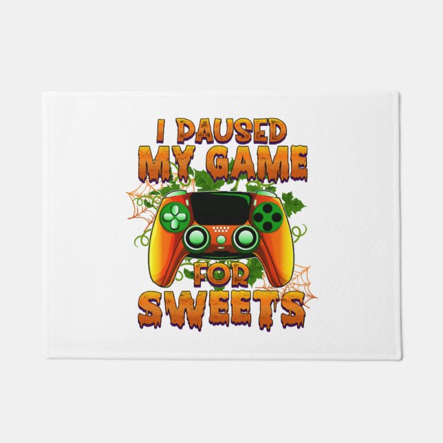 Witziges Halloween-Outfit für Gamer - Cooles Hallo Fußmatte (Vorderseite)