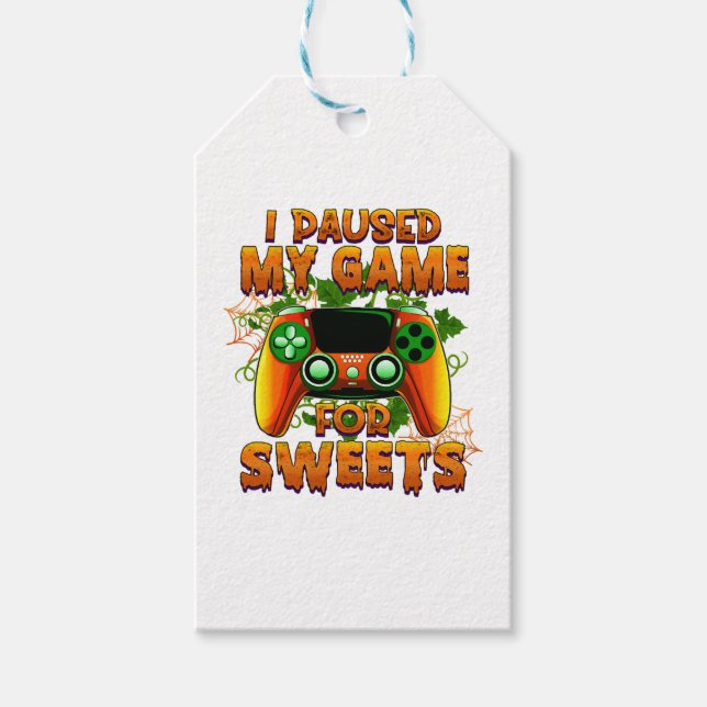 Witziges Halloween-Outfit für Gamer - Cooles Hallo Geschenkanhänger (Vorderseite)