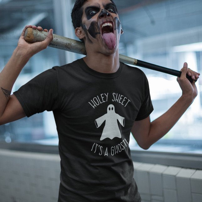 Witziges Halloween-Shirt - Holey Sheet Es ist ein  T-Shirt (Von Creator hochgeladen)