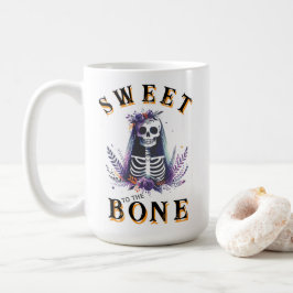 Witziges Halloween Sweet to Bone Kaffeetasse