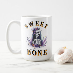 Witziges Halloween Sweet to Bone Kaffeetasse
