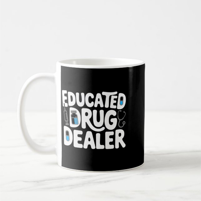 Witziges Krankenpflegerleben mit Bildung Kaffeetasse (Links)
