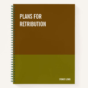 Witziges Notebook, humorvolles Writing Pad Journal Notizbuch