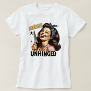 Witziges Retro-Mädchen-T-Shirt – Vollkommen aus de T-Shirt