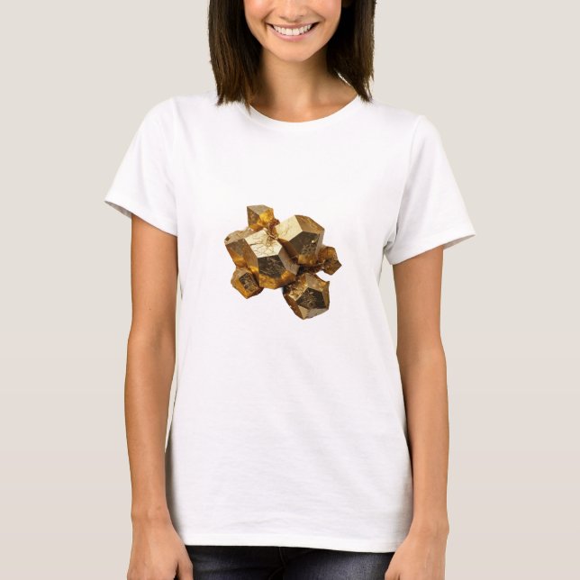 Witziges Silber ABSTRACT ART Design T-Shirt (Vorderseite)