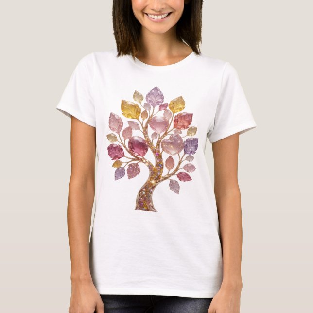 Witziges Silber ABSTRACT ART Statement T-Shirt v2 (Vorderseite)