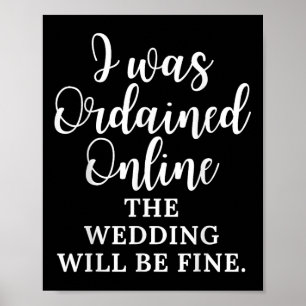 Witziges Sprichwort, das mir auf der Hochzeit onli Poster