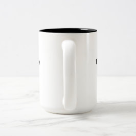 Witziges Sprichwort, "Ich mag ruhig aussehen" Tass Zweifarbige Tasse