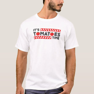 Witziges Tomatenkostüm Es ist Zeit für Tomaten T-Shirt