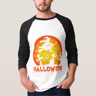 Witziges und Beängstigendes Halloween-Hexenkostüm T-Shirt