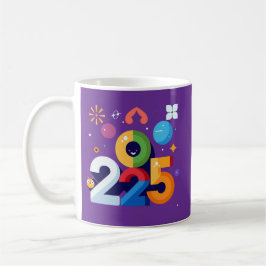 Witziges und witziges Grafikdesign 2025 Kaffeetasse
