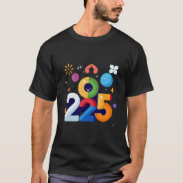 Witziges und witziges Grafikdesign 2025 T-Shirt