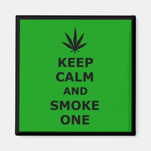 Witziges Unkraut Magnet (Vorne)