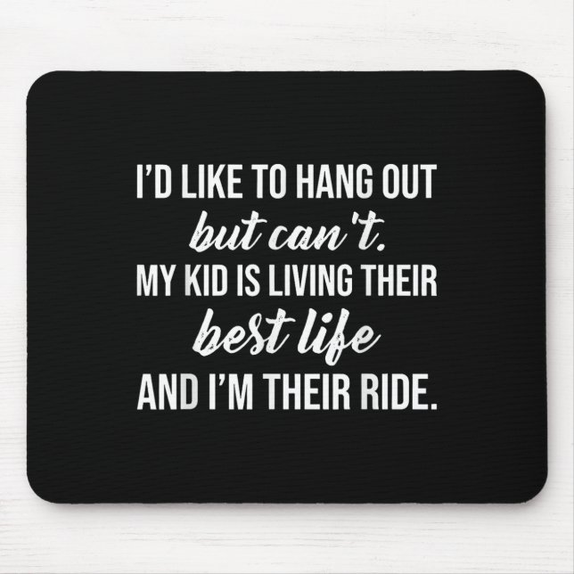 Witziges Zitat, das ich gerne hören möchte, aber n Mousepad (Vorne)