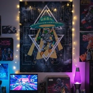 Witziges Zitat Menschen existieren nicht zum Thema Poster