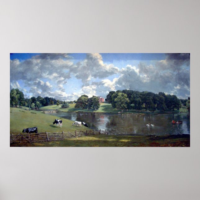 Wivenhoe Park von John Constable Poster (Vorne)