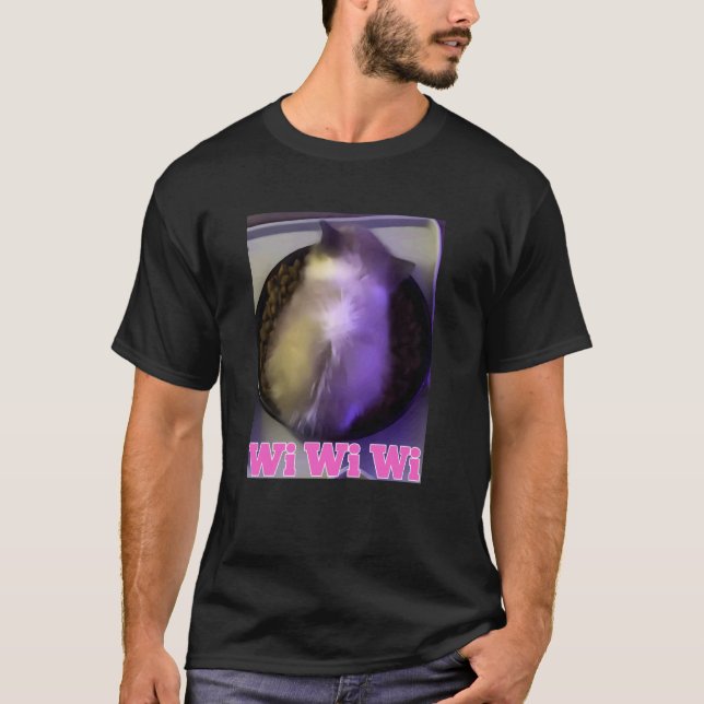 wiwiwi Katzen-Meme T-Shirt (Vorderseite)