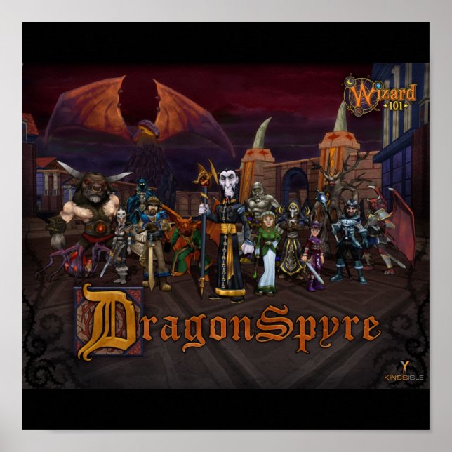 Wizard101 DragonSpyre Poster (Vorne)