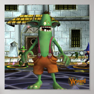 Wizard101 Gobbler Poster