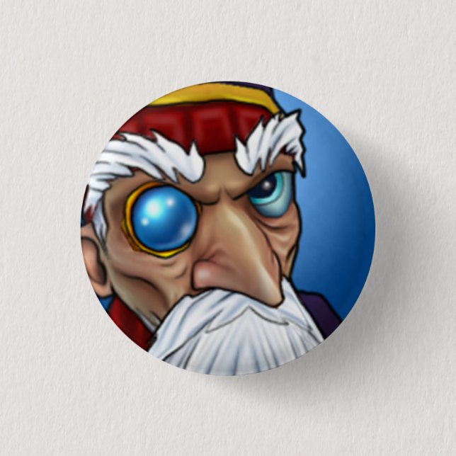 Wizard101 Merle Ambrose Button (Vorderseite)