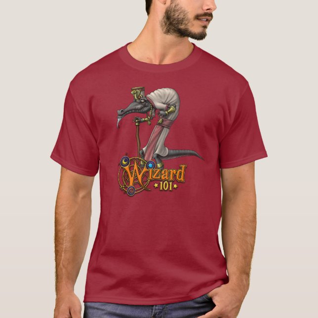 Wizard101 Professor Alhazred (Balancen-Schule) T-Shirt (Vorderseite)