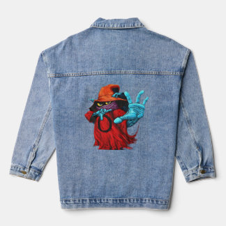 Wizard Art, Mystical Imagery, Fantasy Design, Magi Jeansjacke
