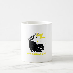 Wizard black cat - Abra Kadabra Zauberspruch Kaffeetasse