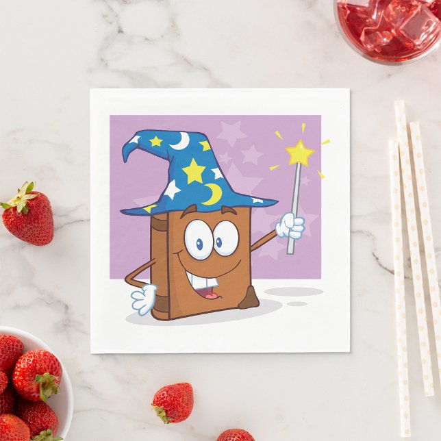 Wizard Book Paper Napkins Serviette (Von Creator hochgeladen)