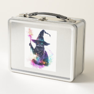 Wizard Cat Magic Metall Brotdose