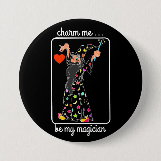 wizard charm me button (Vorderseite)